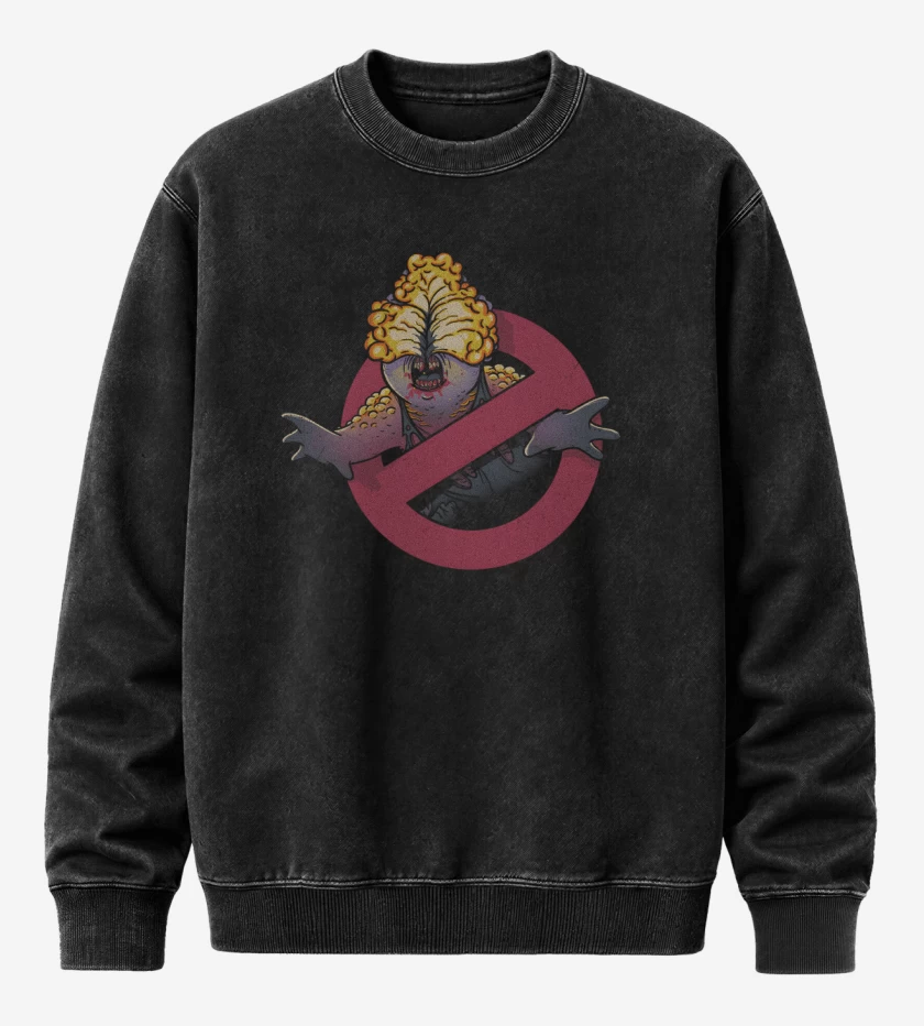 Poleron Polo Acid Wash Negro de Clickerbuster