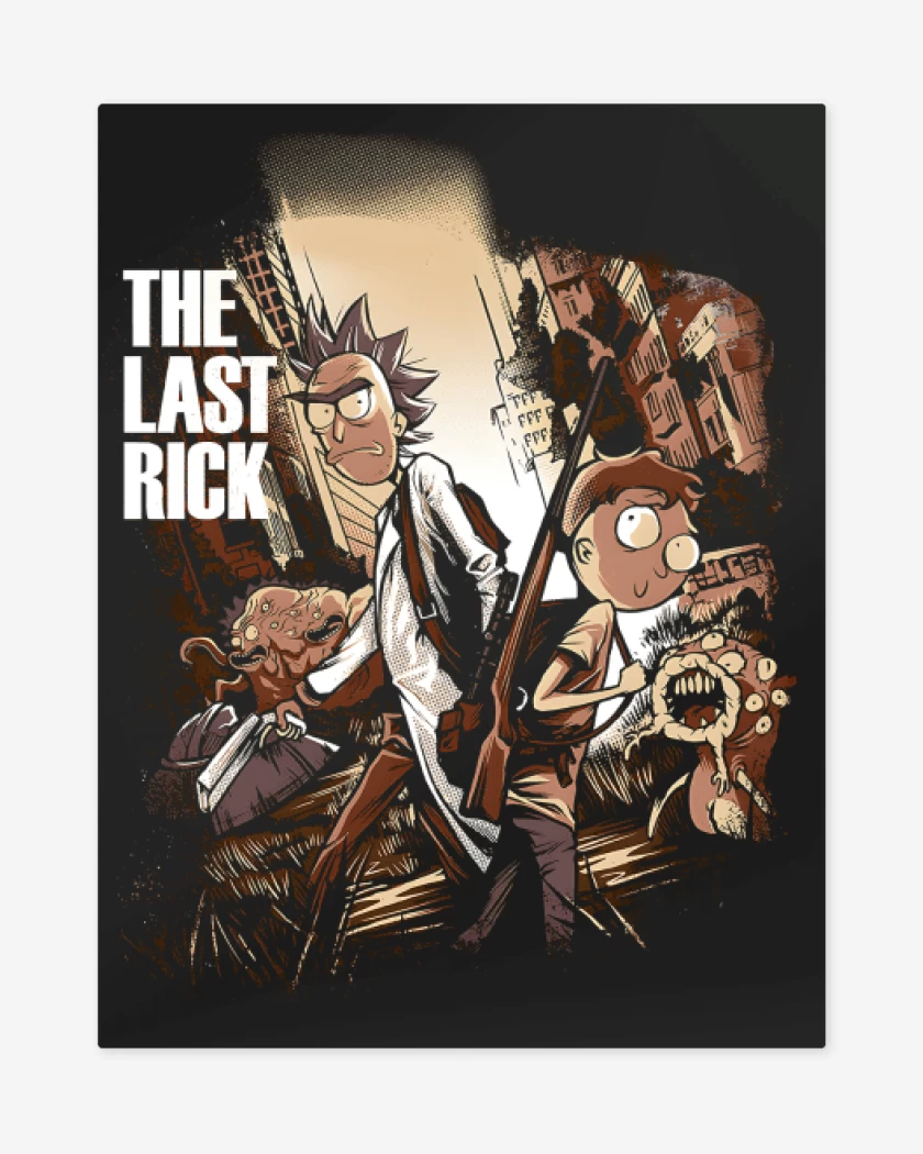 Print metalico Negro de The Last Rick