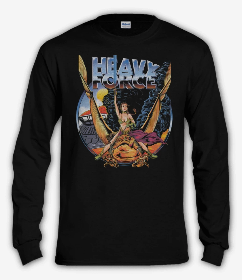 Polera manga larga Negro de Heavy Force