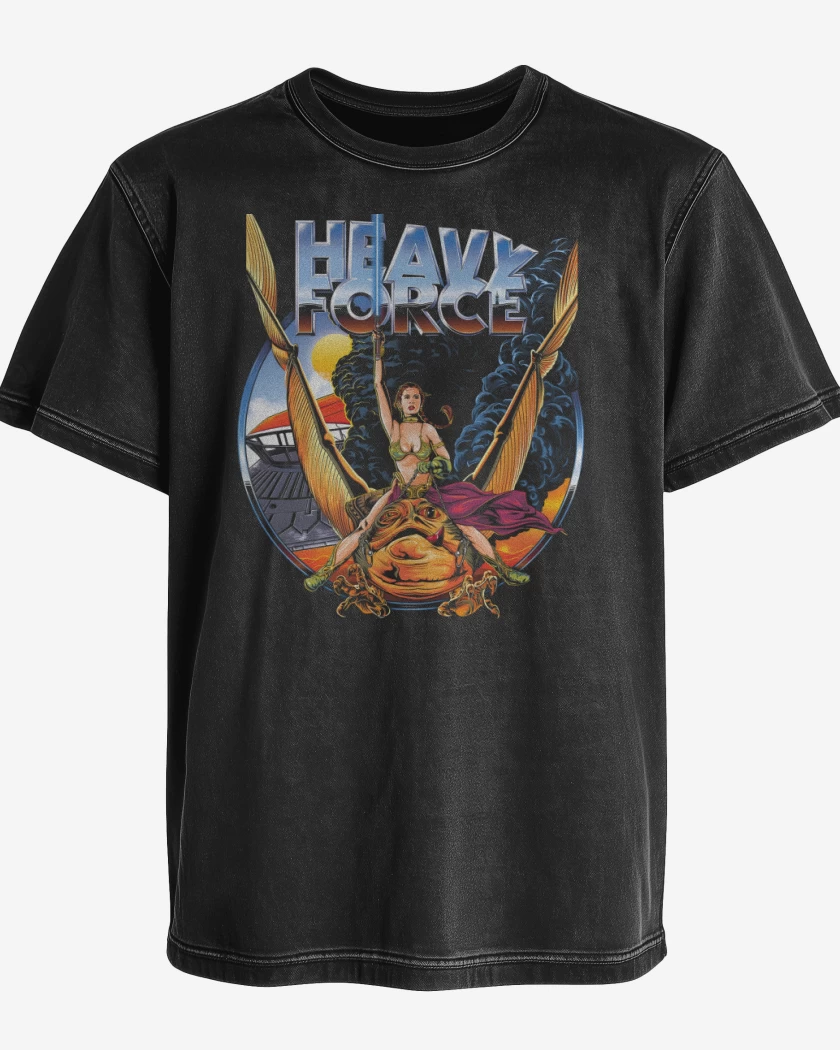 Polera desgastada Heavy Force