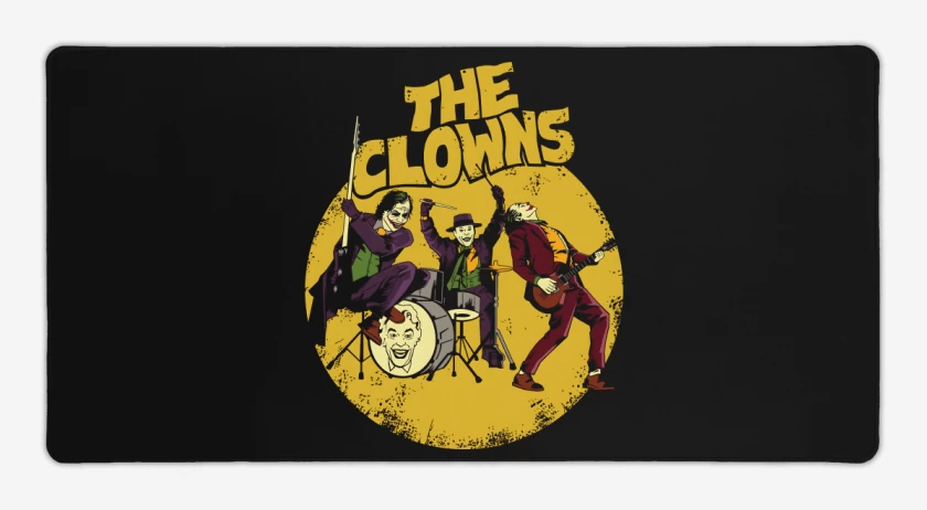 Mouse pad Gamer Negro de The Clowns