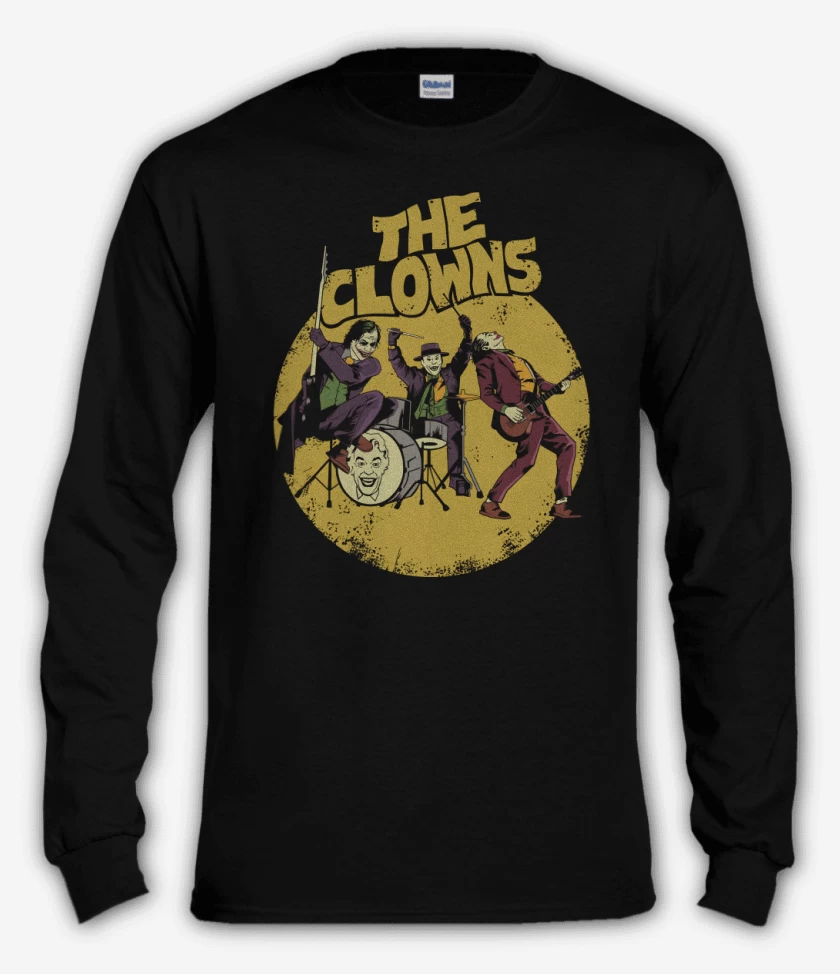 Polera manga larga Negro de The Clowns