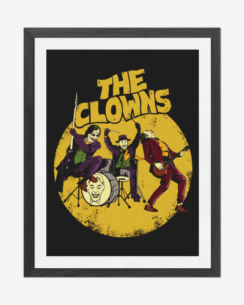 Cuadro decorativo Negro de The Clowns