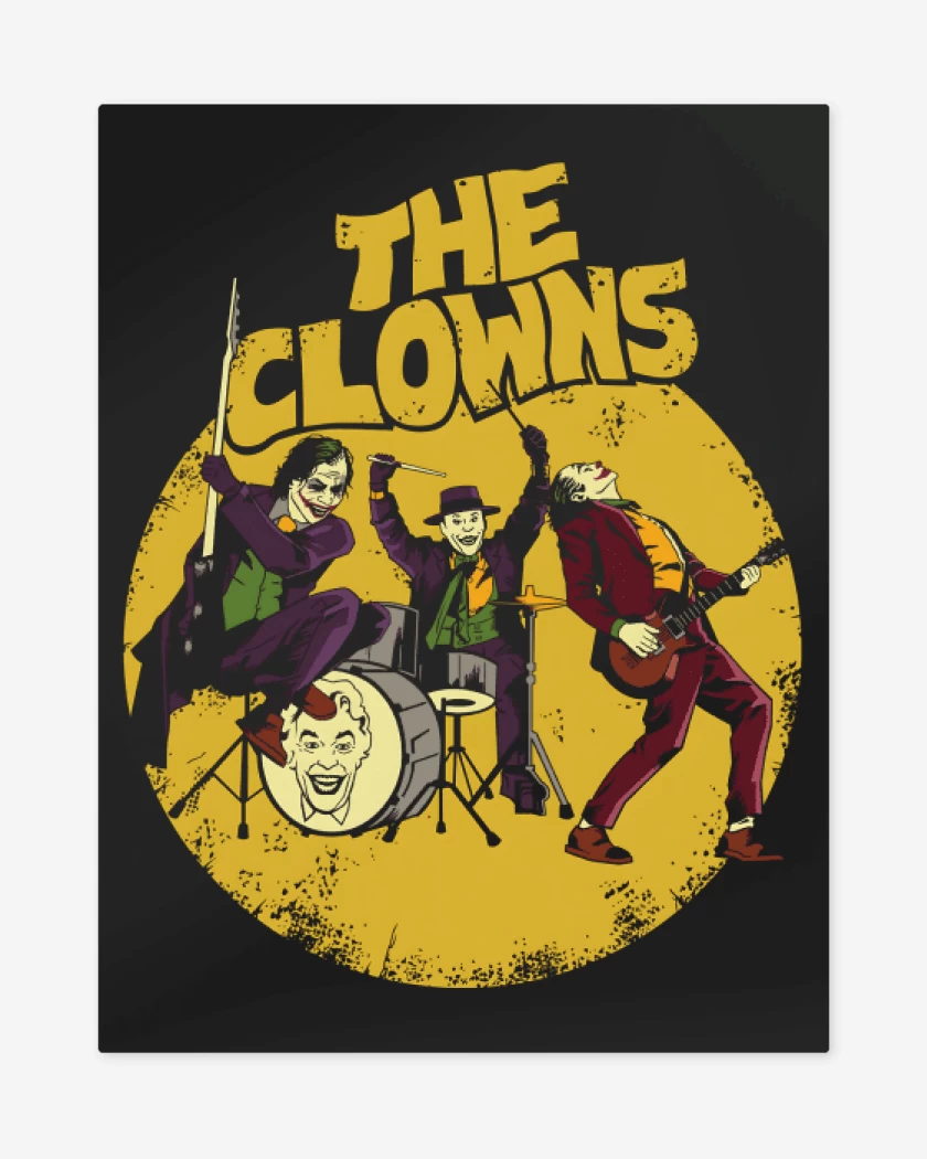 Print metalico Negro de The Clowns