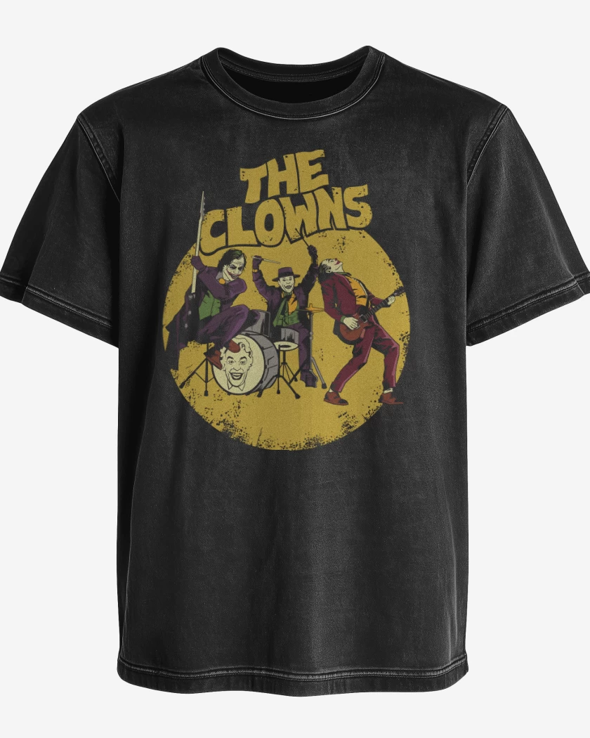 Polera desgastada The Clowns
