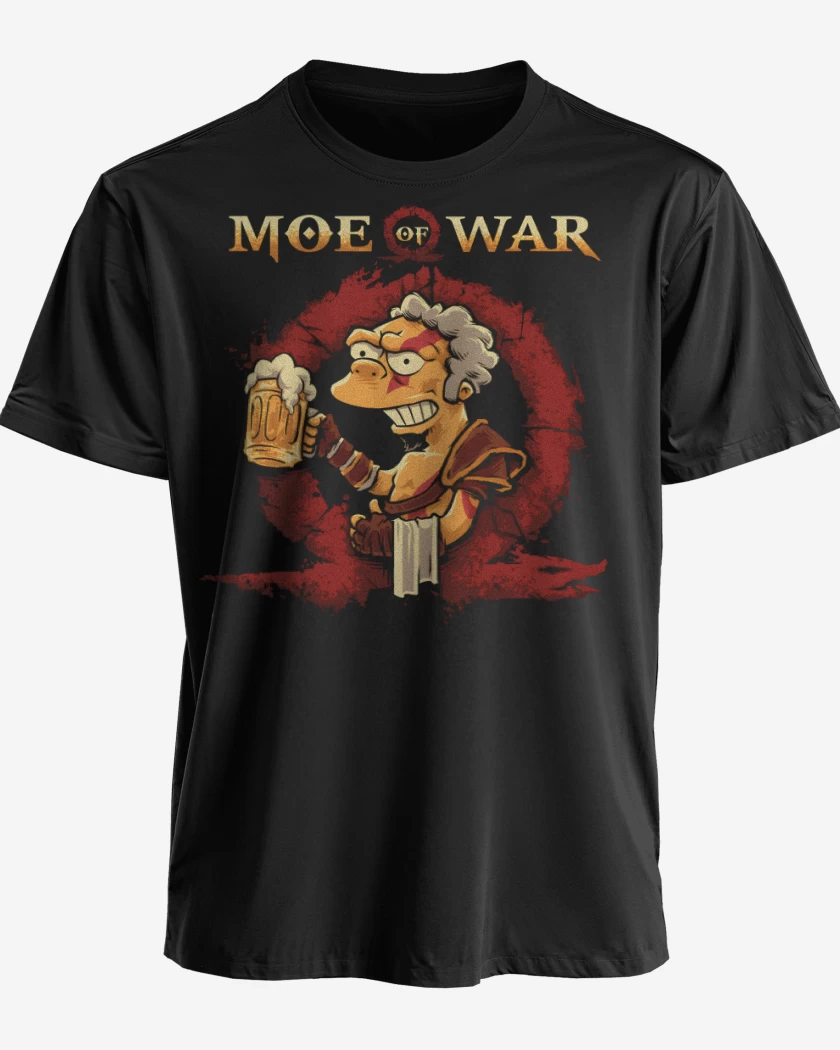 Polera premium Negro de Moe of War