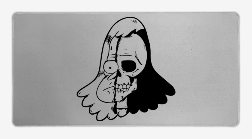 Mouse pad Gamer Gris Melange de Un show mas 5