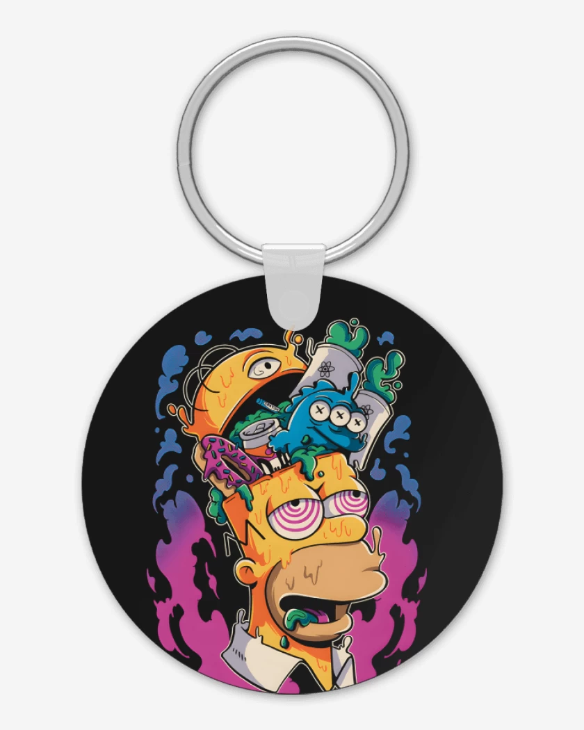 Llavero Homero en la Tóxica