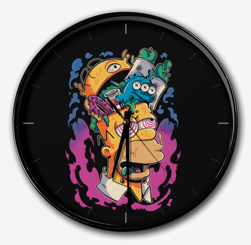 Reloj Homero en la Tóxica