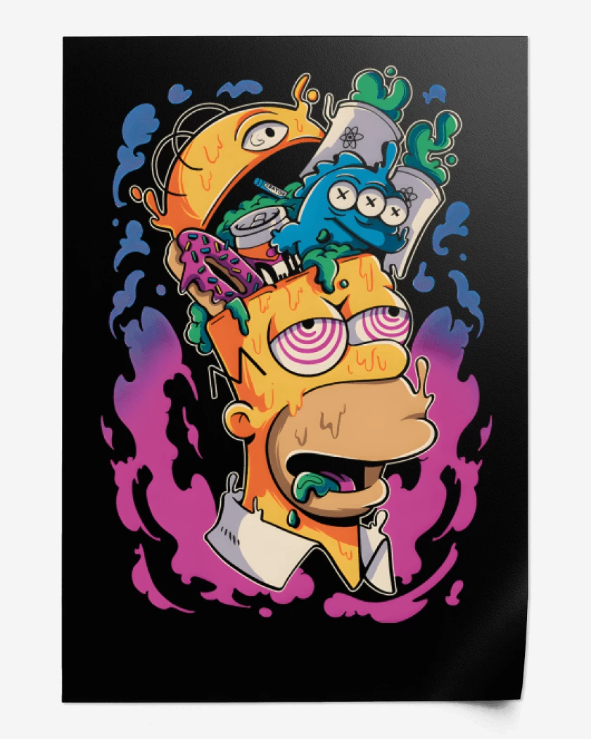 Print Homero en la Tóxica