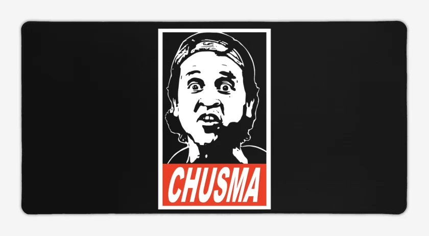 Mouse pad Gamer Negro de Chusma