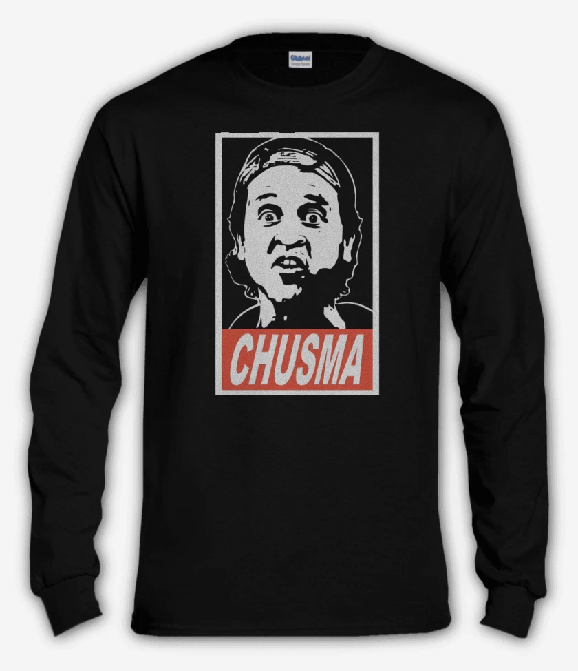 Polera manga larga Negro de Chusma