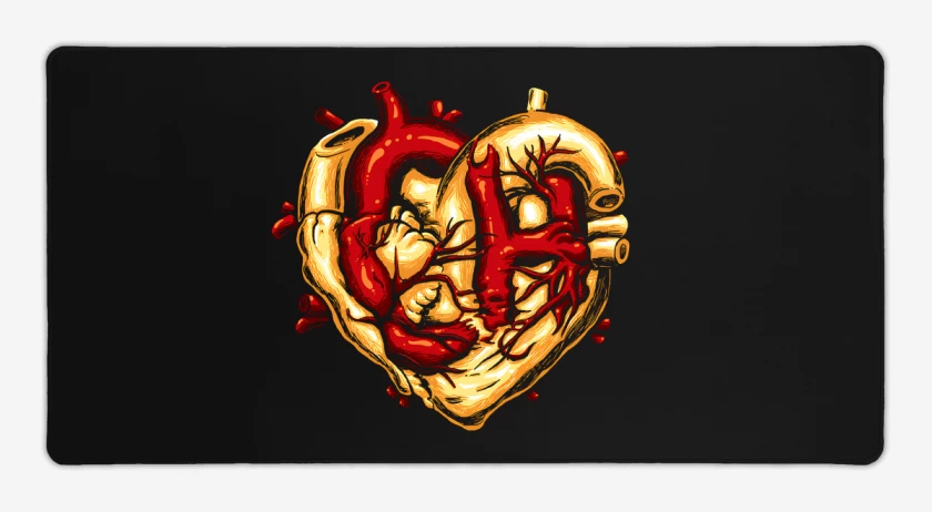 Mouse pad Gamer Corazon de Astucia 