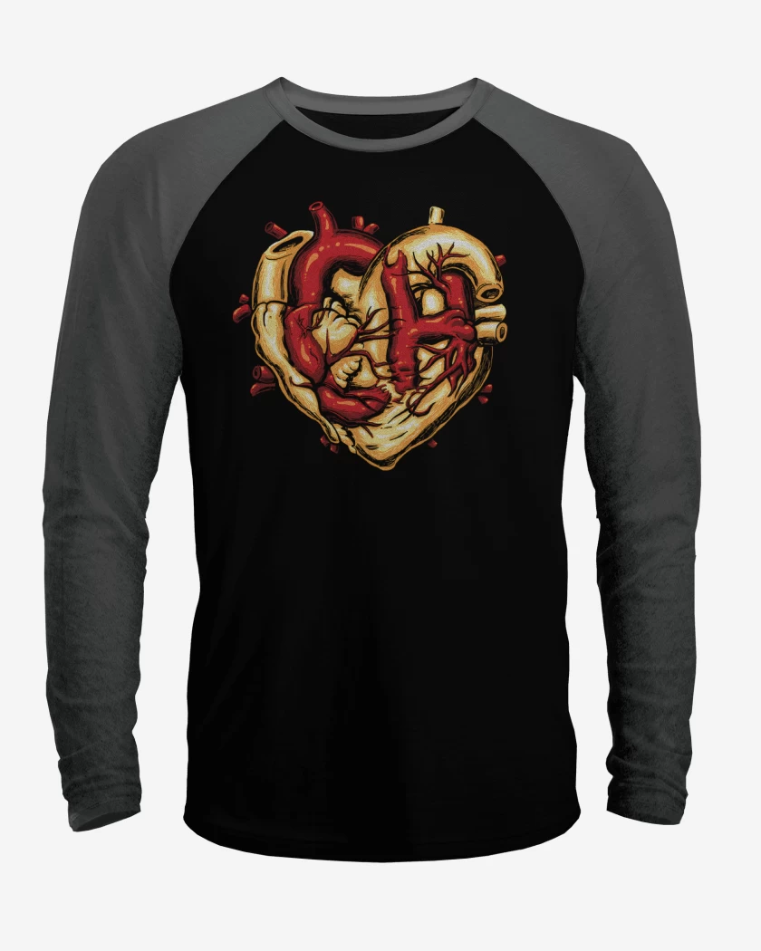 Polera Raglan Corazon de Astucia 