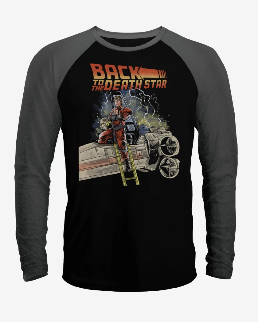 Polera Raglan Volver a la Estrella de la Muerte