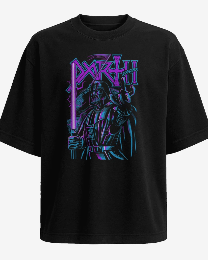 Polera Oversize Negro de Vader DARTH