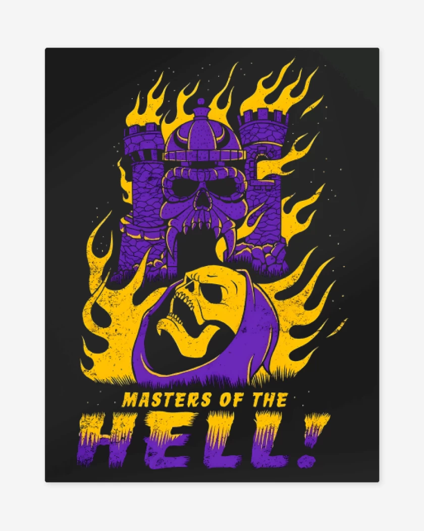 Print metalico Masters of the Hell
