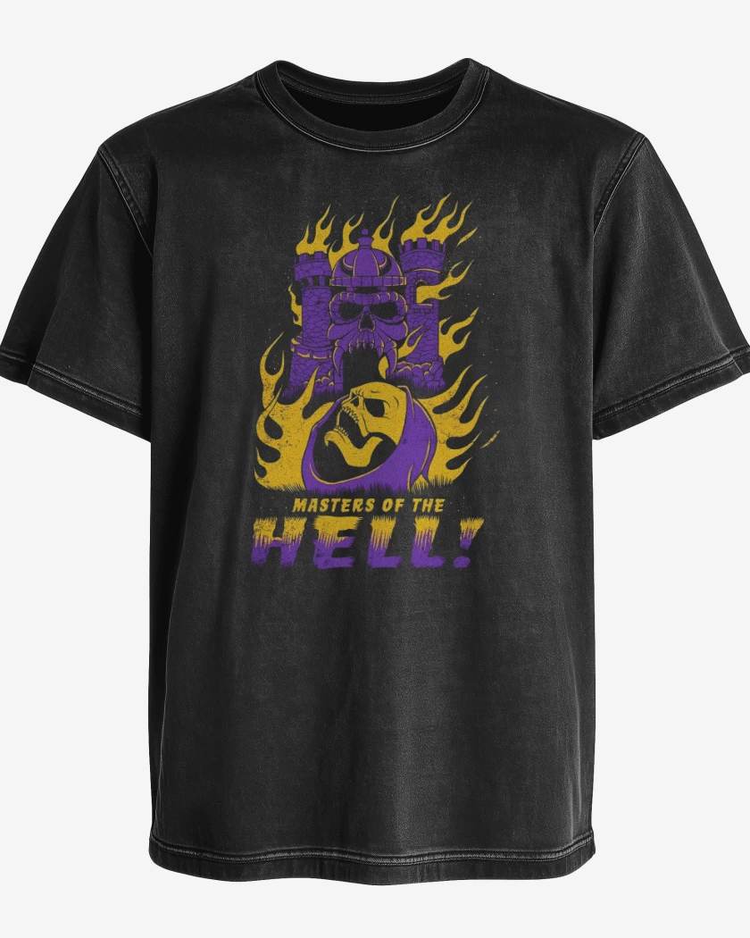 Polera desgastada Masters of the Hell