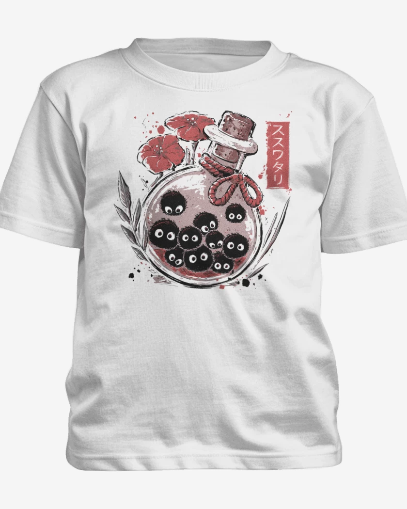 Polera de niño Blanco de Susuwatari 