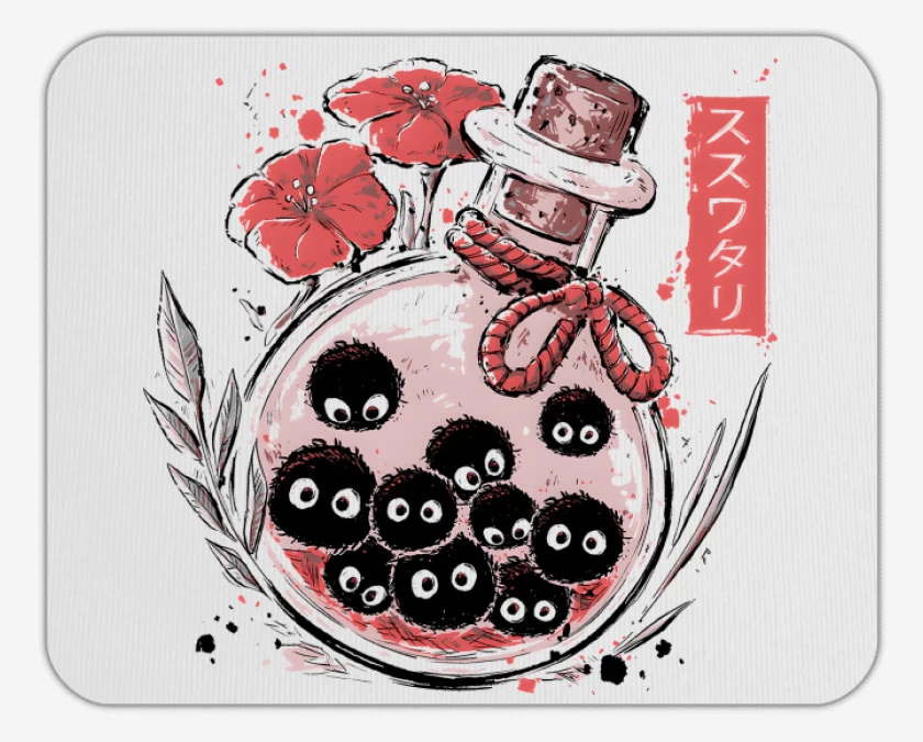 Mousepad Blanco de Susuwatari 