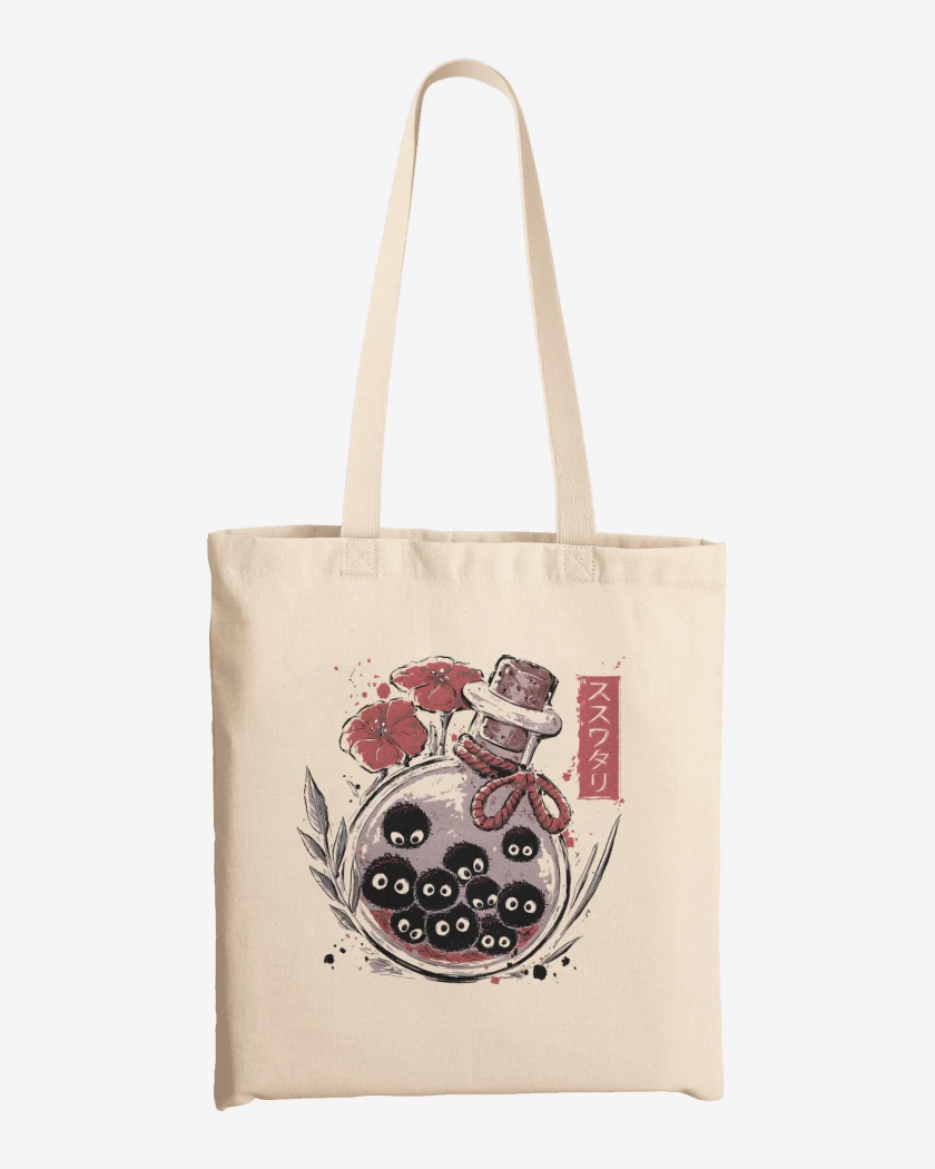 Totebag Blanco de Susuwatari 