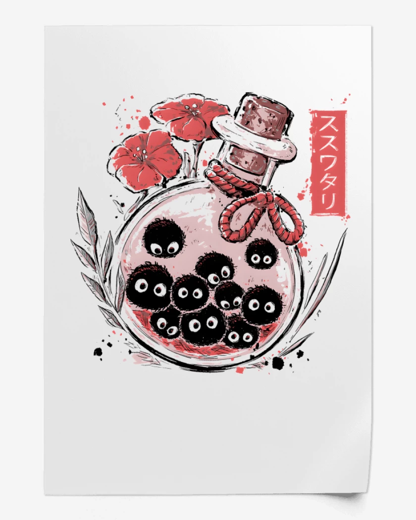 Print Blanco de Susuwatari 