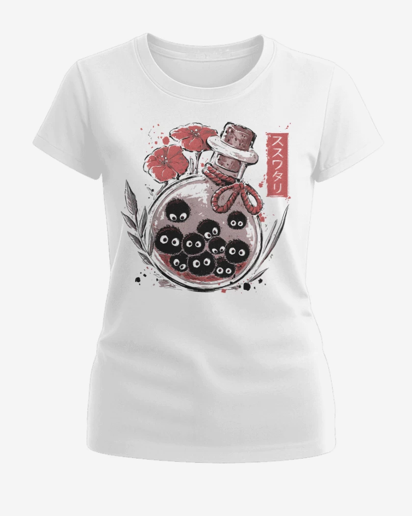 Polera de Mujer Blanco de Susuwatari 