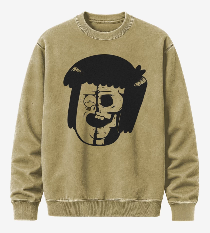 Poleron Polo Acid Wash Beige de Un show mas 6