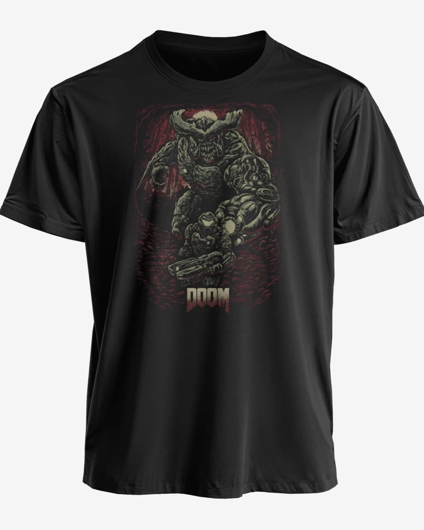 Polera premium Negro de Doom 2016