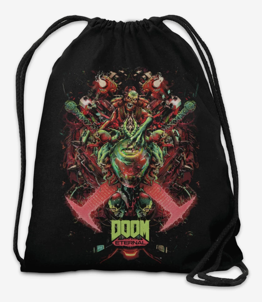 Mochila Negro de Doom Eternal
