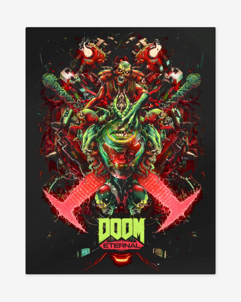 Print metalico Doom Eternal