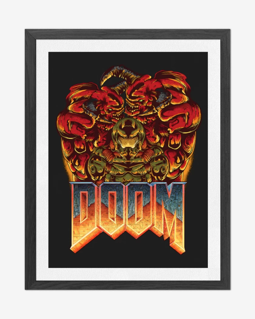 Cuadro decorativo Doom 2016 II