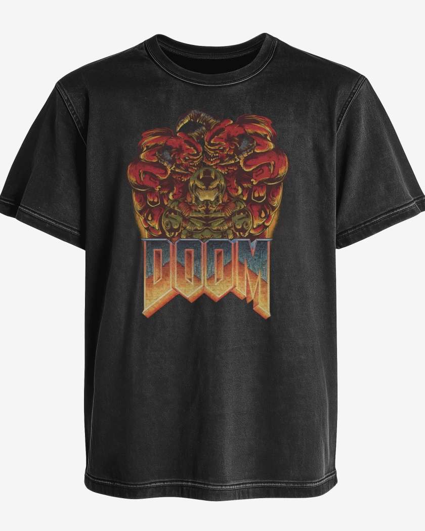Polera desgastada Doom 2016 II