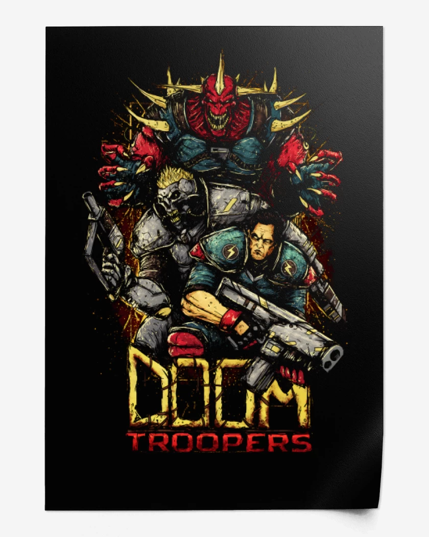 Print Negro de Doom Slayers