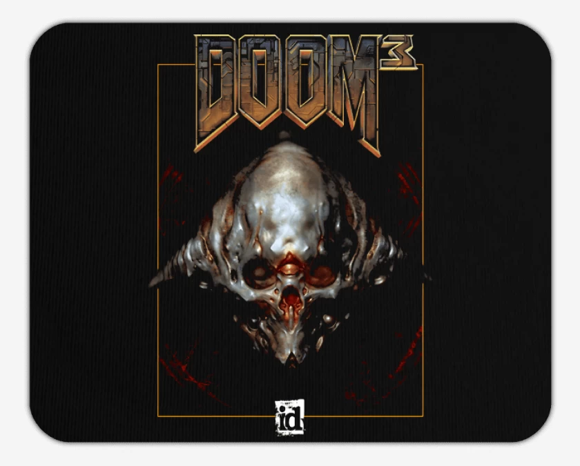 Mousepad Negro de Doom 3