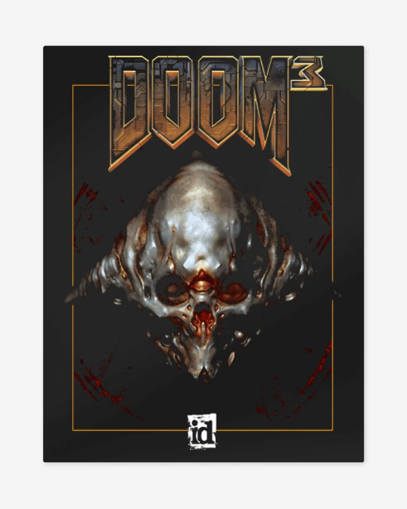 Print metalico Doom 3
