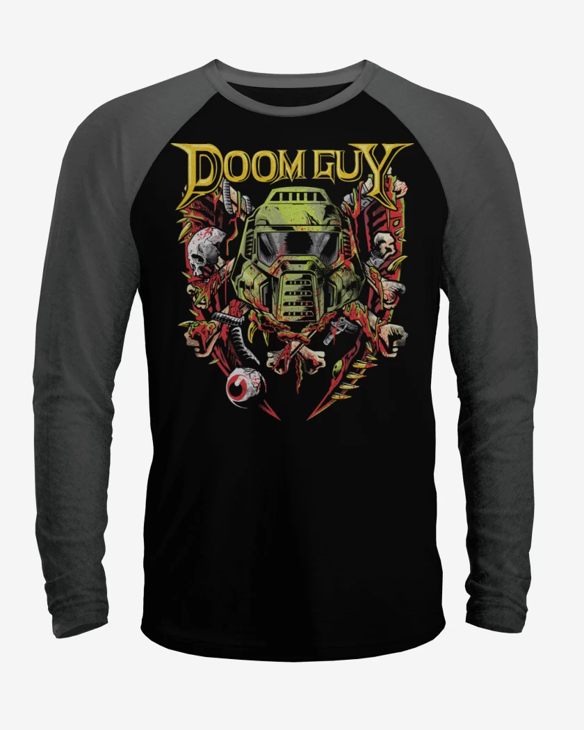 Polera Raglan Megadoom