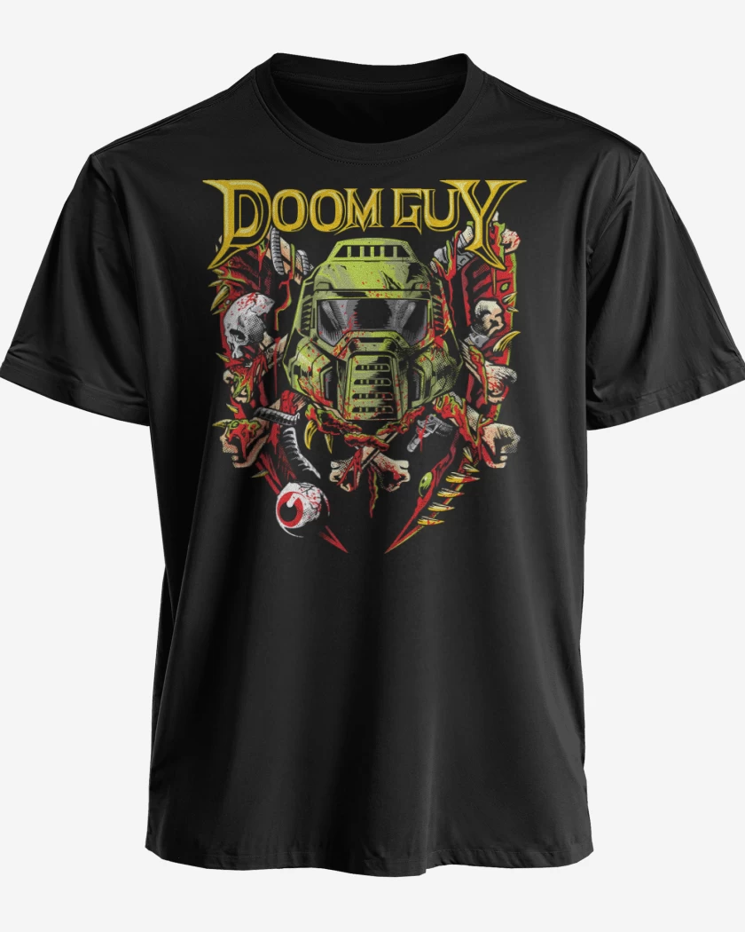 Polera premium Negro de Megadoom