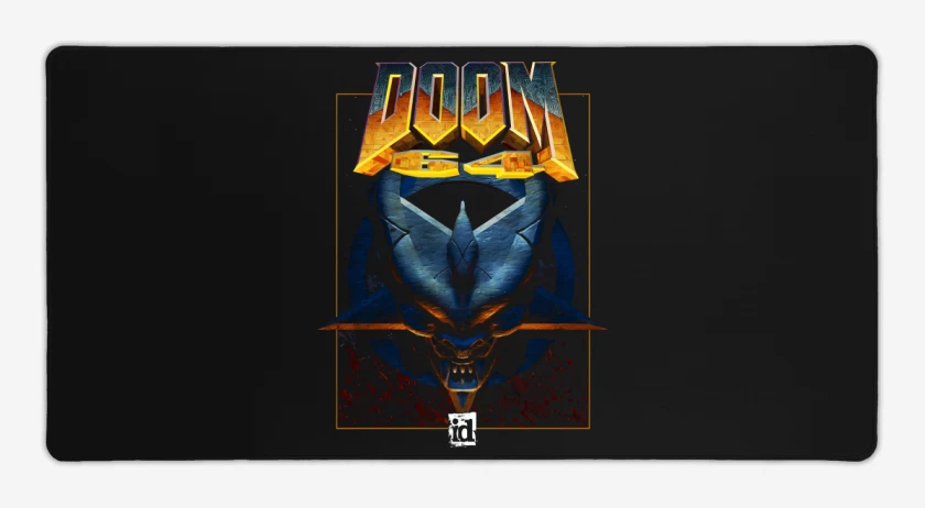 Mouse pad Gamer Negro de Doom 64