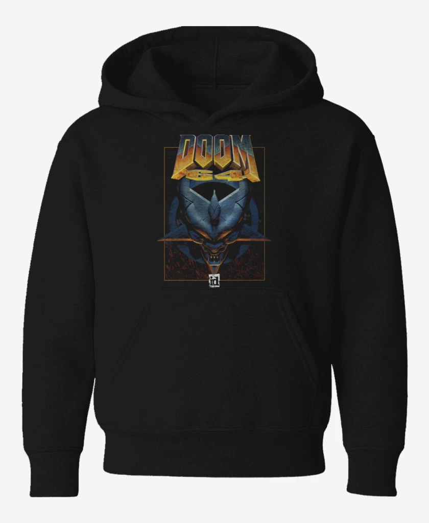 Poleron de niño Negro de Doom 64
