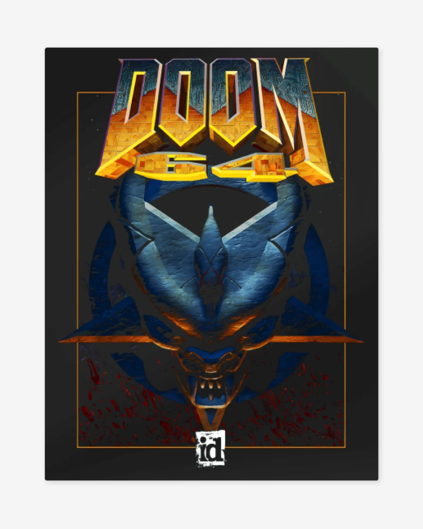 Print metalico Doom 64