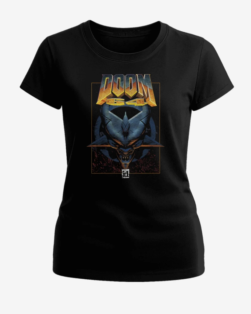 Polera de Mujer Negro de Doom 64