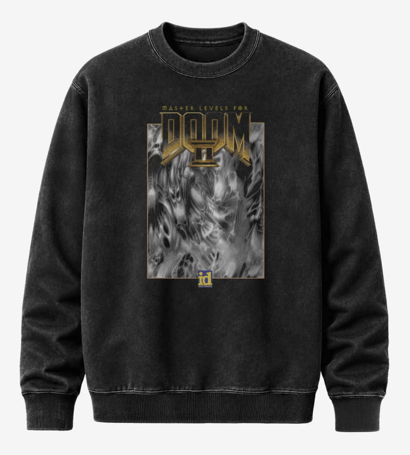 Poleron Polo Acid Wash Negro de Master Levels For