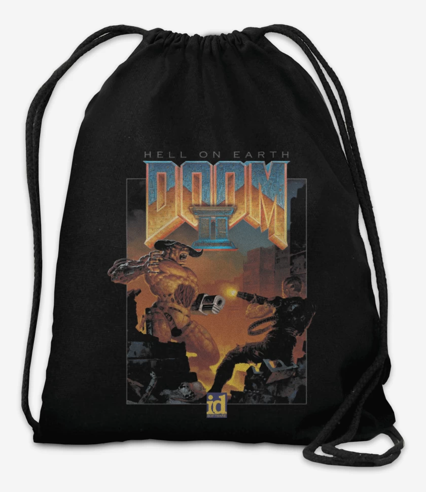 Mochila Negro de Doom II