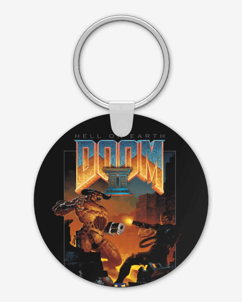 Llavero Negro de Doom II