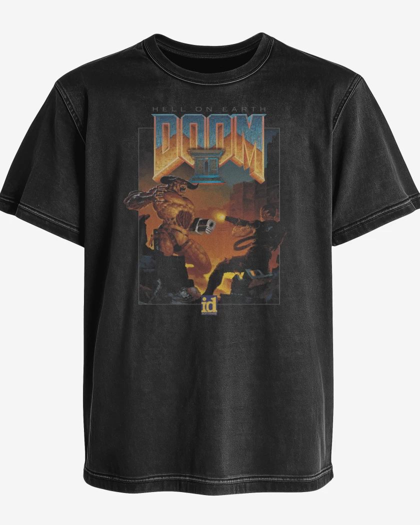 Polera desgastada Doom II