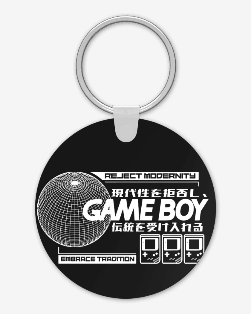 Llavero Negro de Game Boy GB