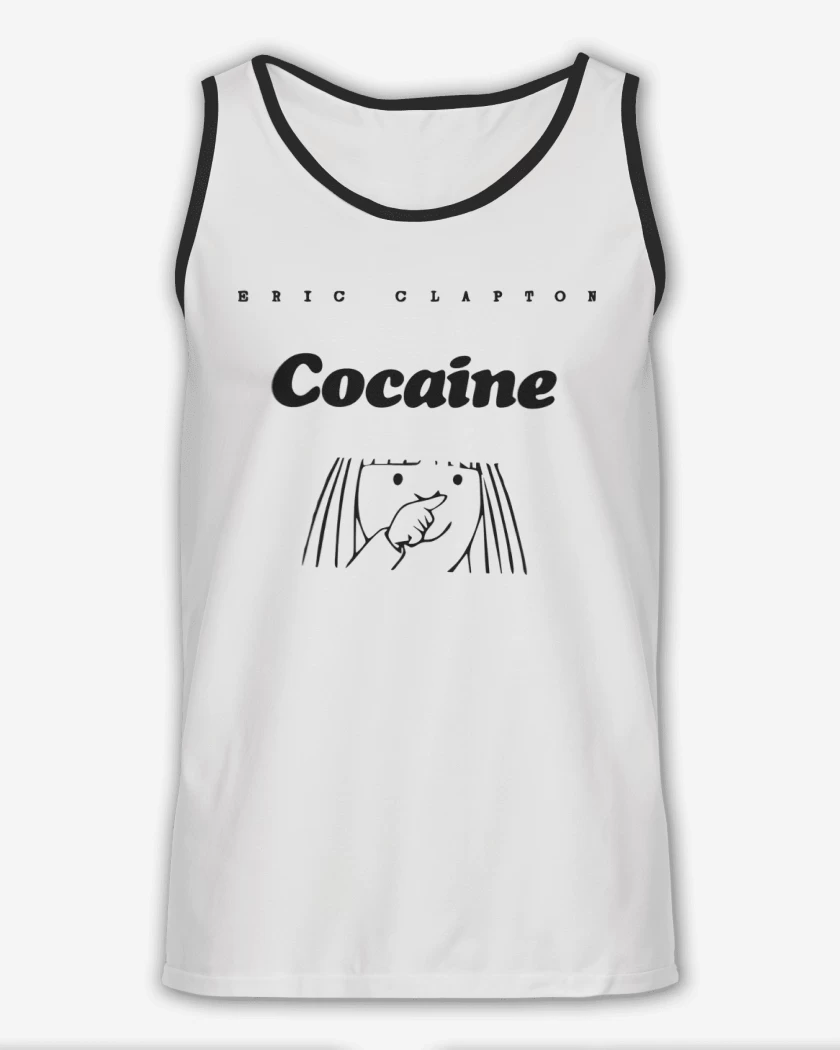 Sudadera Blanco de Eric Clapton Cocaine