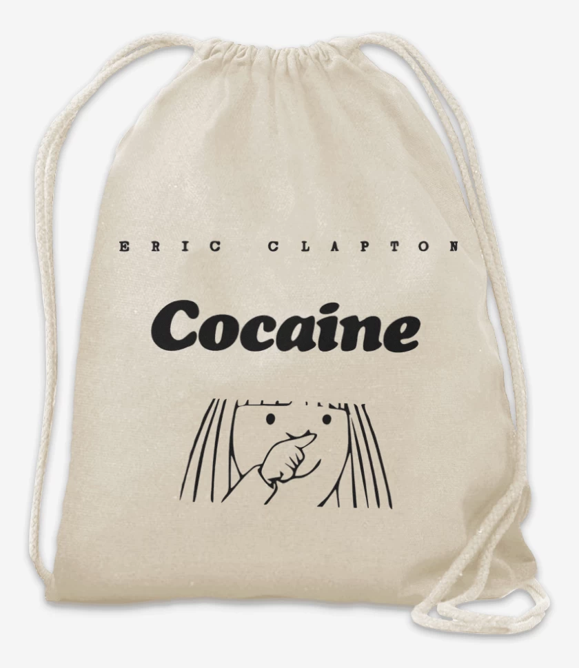 Mochila Blanco de Eric Clapton Cocaine