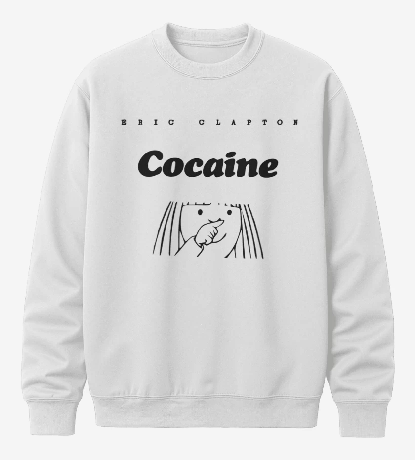 Poleron polo Eric Clapton Cocaine